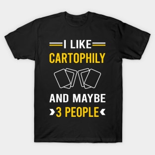 3 People Cartophily Cartophilist T-Shirt